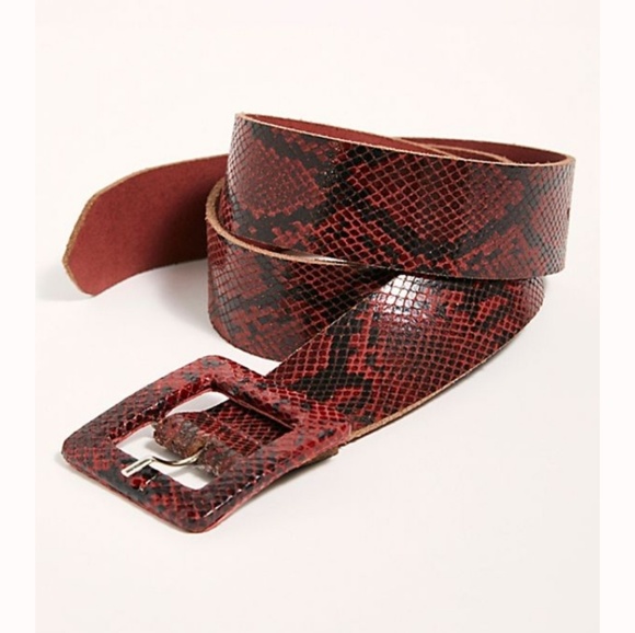 Free people aston snake bite leather belt - Picture 2 of 5